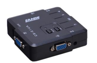 CS-21UA（USB &Audio KVM Switch, 2ports,Plastic housing）