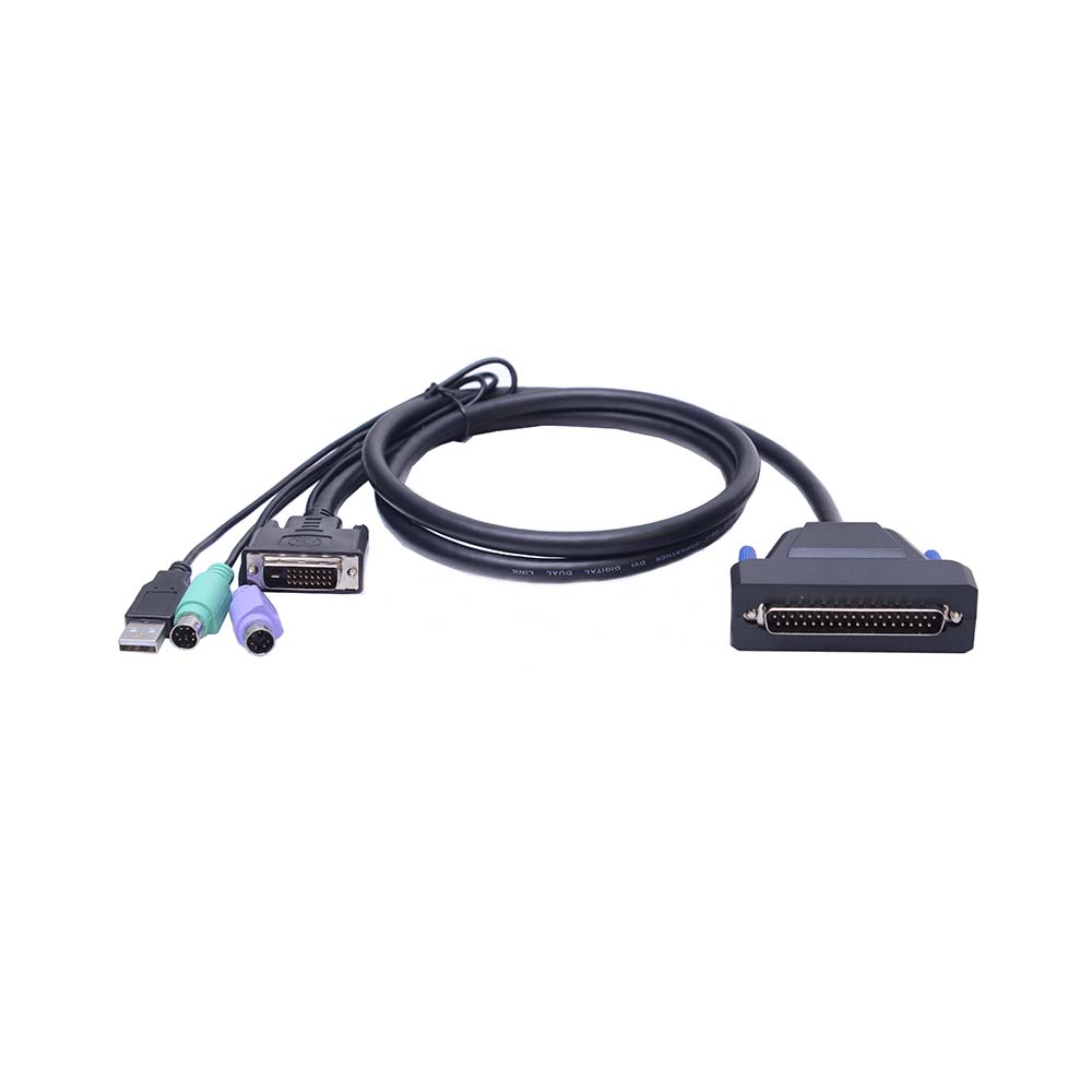 AS-7100DLS (Single Rail, 17” DVI LCD KVM Switch)